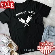 2025 Retro Lawn Darts Shirt Funny Survived Jarts Gift Unisex T-shirt BG8477