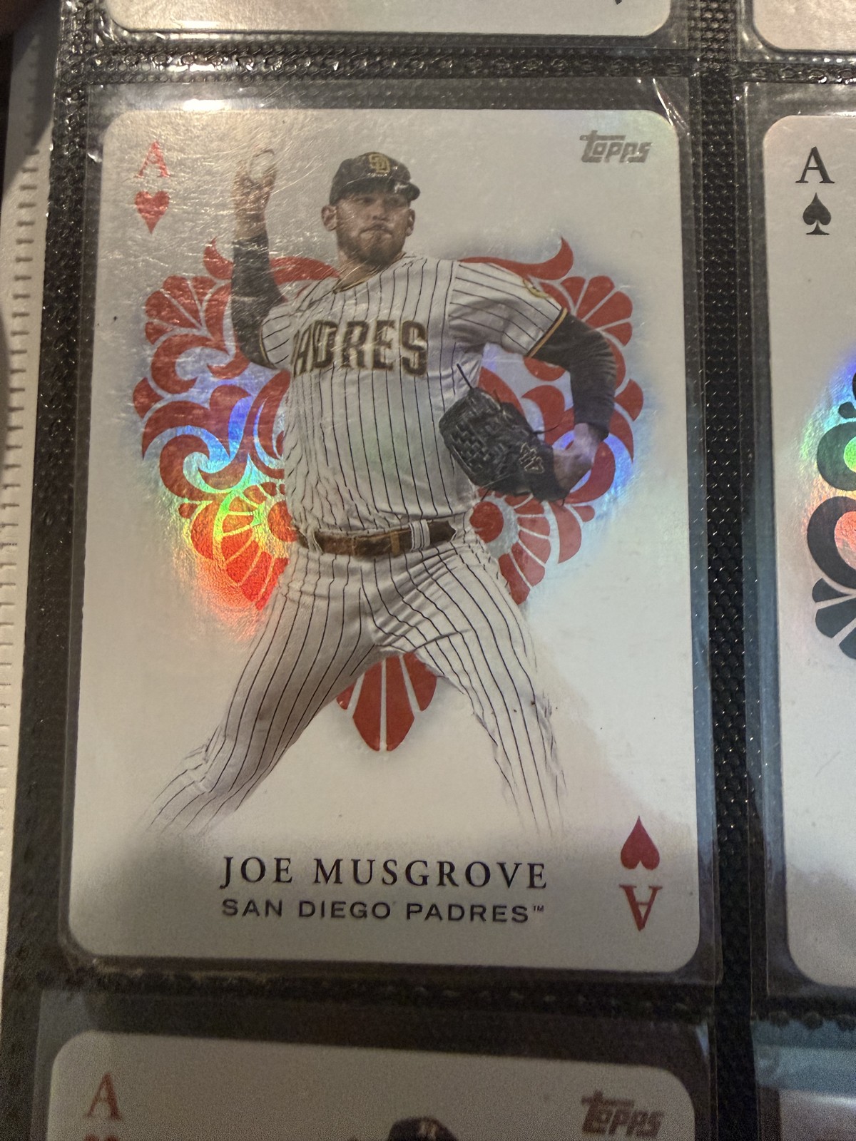 2023 Topps Series 1 - All Aces Joe Musgrove #AA-18 Black /299
