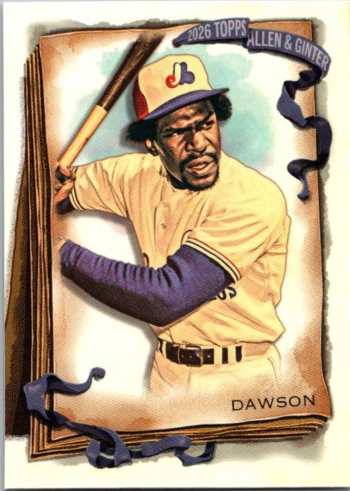 2026 Allen & Ginter  Andre Dawson Montreal Expos #143 Blue Ribbon
