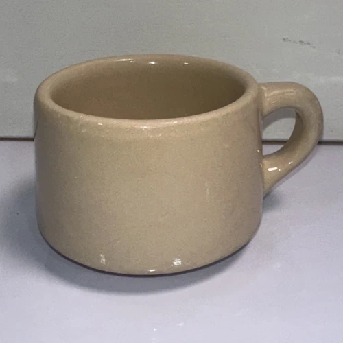 Vintage Tepco Restaurant Ware Coffee Mug Tan Rare Find