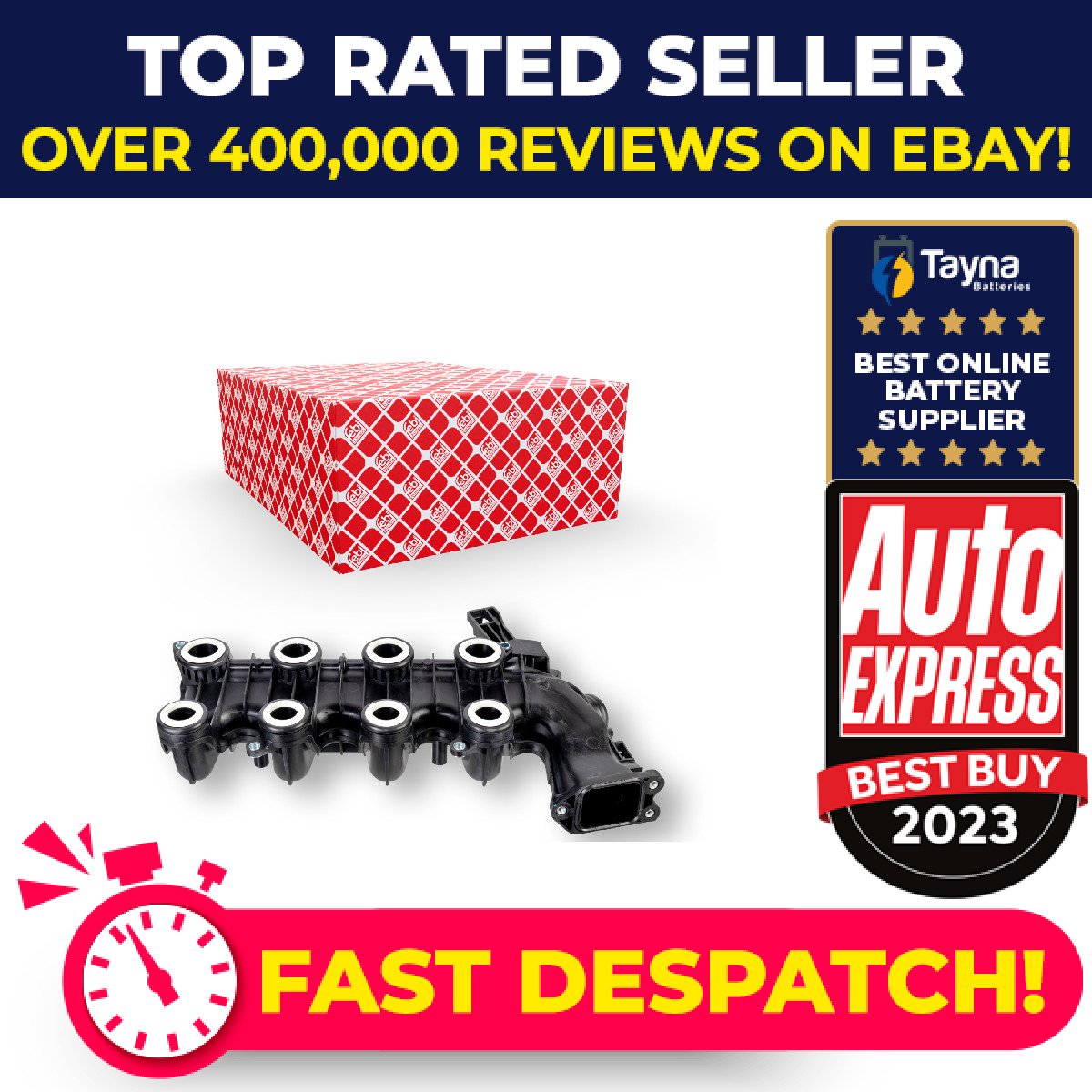Intake Manifold fits CITROEN BERLINGO 1.6D 2005 on 0361N3 361N3 Febi Quality New