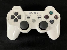 Sony PS3 DualShock 3 Wireless Controller Model CECHZC2U Sixaxis Motion White