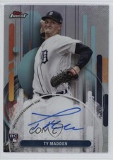 2025 Topps Finest Finest Auto Refractor Ty Madden #FA-TM Auto pe8
