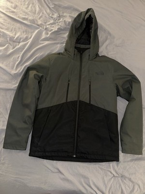 The North Face Men's M Standard Fit Hooded Full Zip Jacket Green/Black