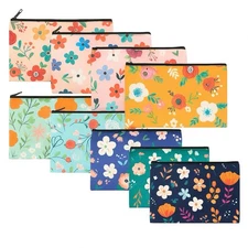 Multi-Functional Floral Makeup Bag-Zipper Cosmetic Pouch-Travel Accessories Bag