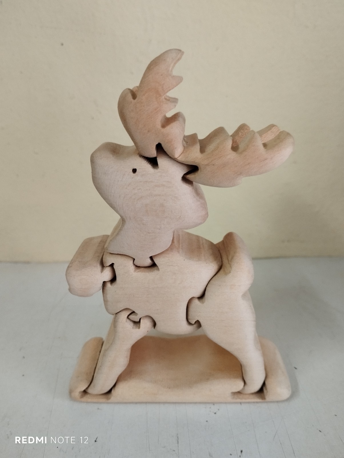 RENNA PUZZLE IN LEGNO NATURALE
