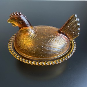 Indiana Glass Hen | eBay
