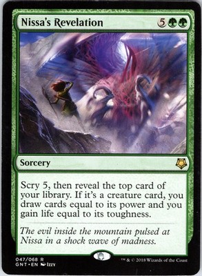 Nissa's Revelation 47 Rare Magic Game Night Magic: The Gathering Lightly Played