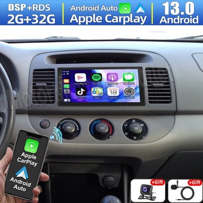 7'' Android13 Carplay For Toyota Camry 2002-2006 Car Stereo Radio GPS Navigation