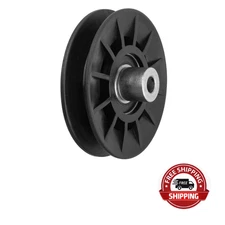 Flat Idler Pulley For 42" 54" Husqvarna LGT2554 Craftsman GT6000 YT3000 YT4000