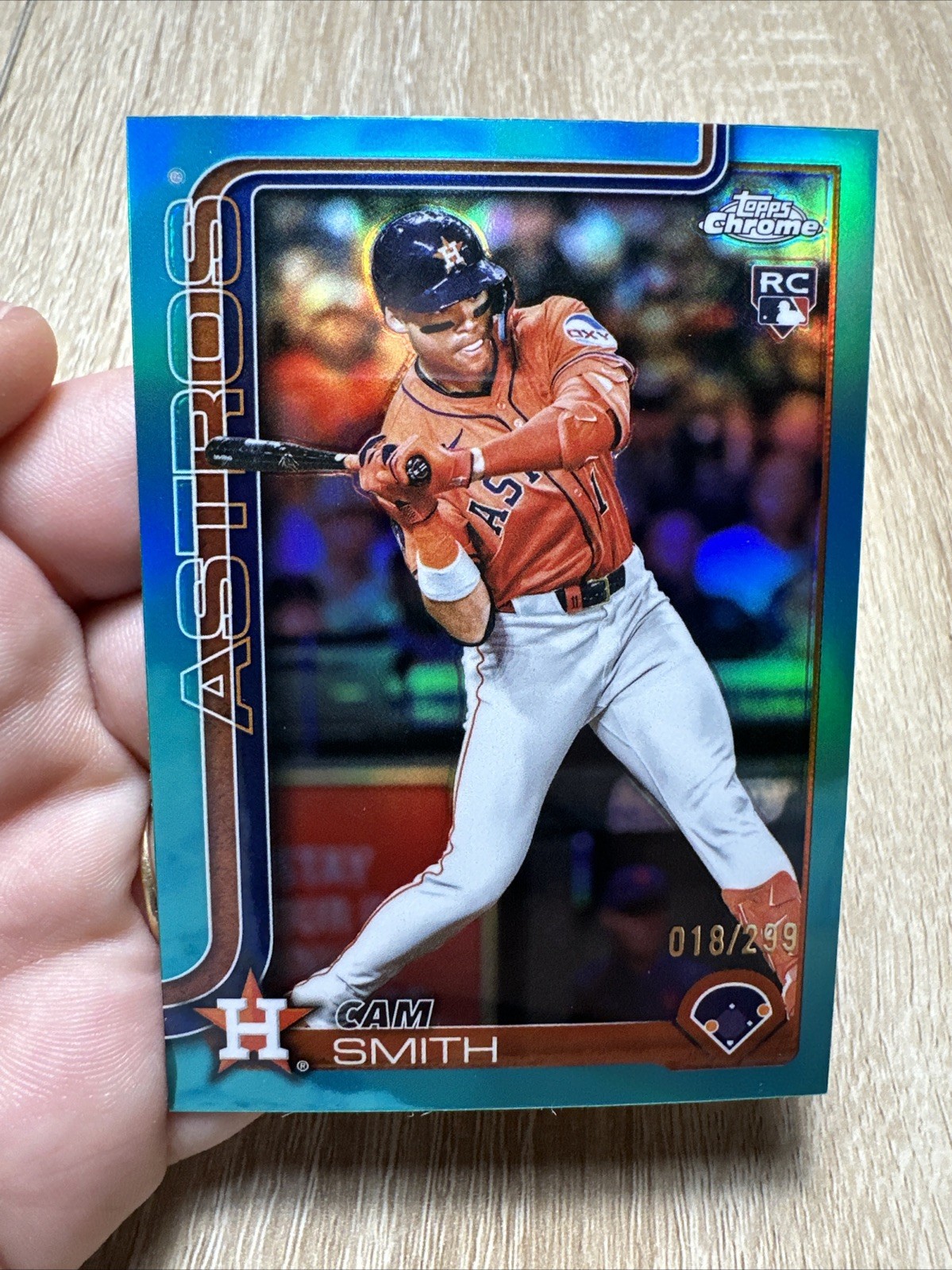2025 Topps Chrome Update Series - Cam Smith #USC145 Teal Refractor /299 (RC)