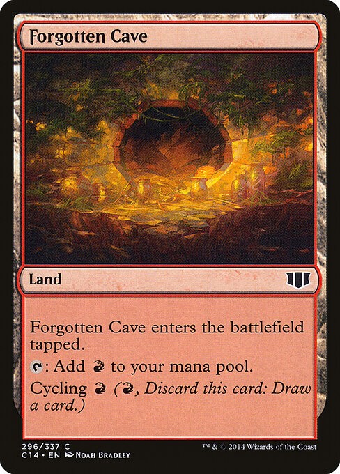 Forgotten Cave NonFoil Commander 2014 296 NM MTG