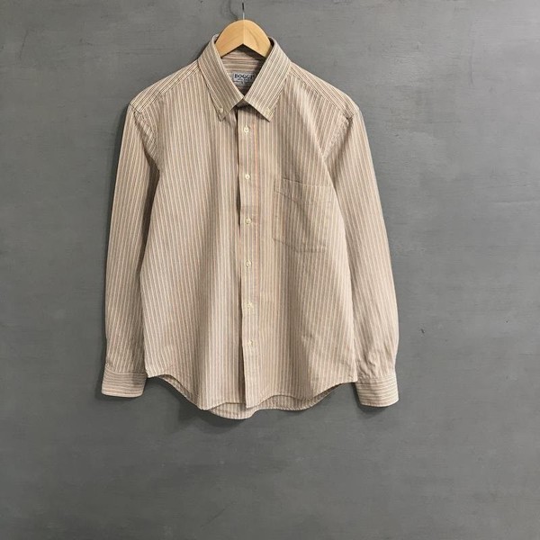 Men Boggi Milano Shirt Multicolor Cotton 40 /L / #1VU2