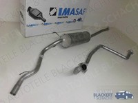 Imasaf Auspuffset für VW Taro 2.4 D 4X4 1989-1994| Extra Cab, Mitteltopf+Endtopf