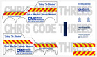 1/50 Code 3 CMG Recovery decals suit Conrad Recovery Wrecker trucks