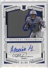 2020 Panini National Treasures Collegiate 81/99 Antonio Gibson #2 Auto s3g