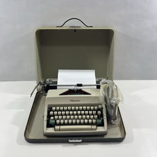 Vintage Olympia SM9 Deluxe Typewriter With Original Case Made In Germany. READ thumbnail