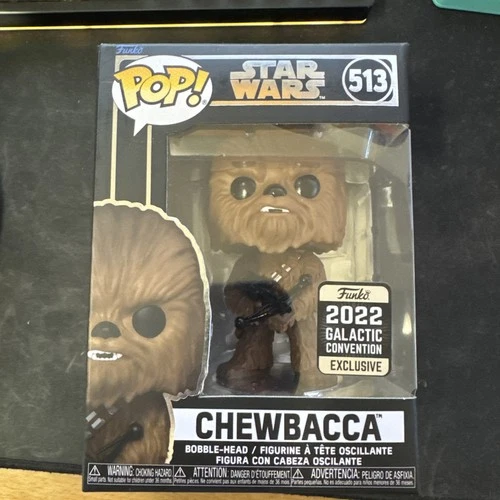 FUNKO POP! Star Wars - #513 CHEWBACCA 2022 Galactic Convention Exclusive NEW!