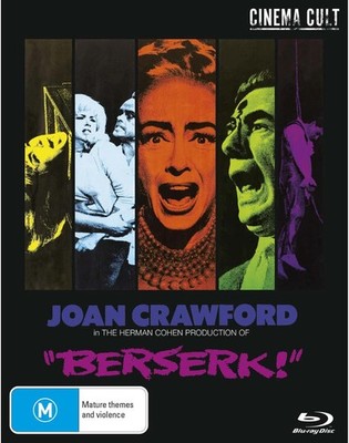 Berserk! (Blu-ray) Joan Crawford Ty Hardin Diana Dors Michael Gough Judy Geeson