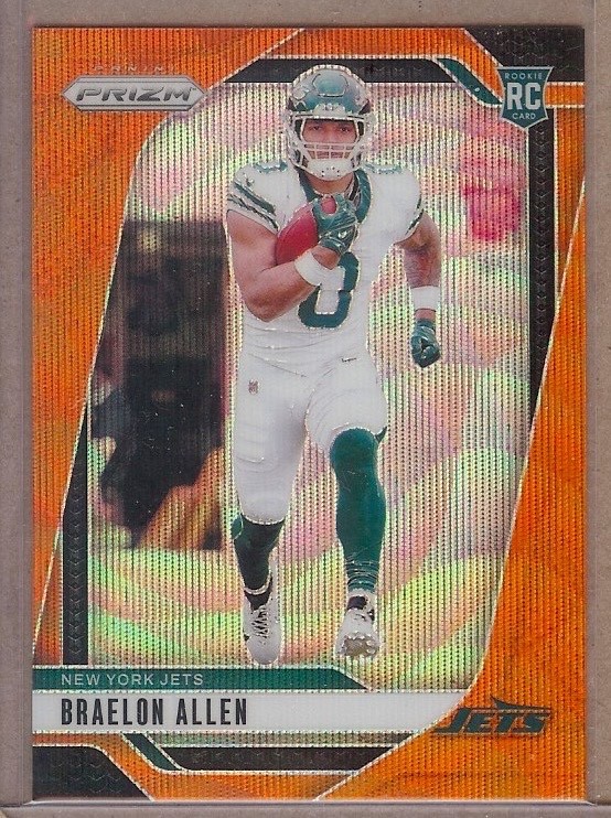 2024 PANINI PRIZM ORANGE WAVE #311 BRAELON ALLEN RC 21/60!!
