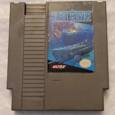 Ultra Games Silent Service Nintendo NES Cartridge NTSC-U/C (US/Canada)
