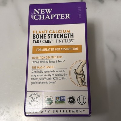 New Chapter Bone Strength Take Care Tiny Tabs - 240 Tablets Exp 03/3027