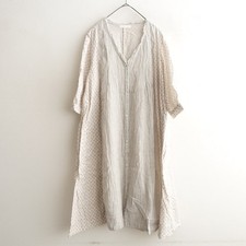 nest Robe Printed Panel V-Neck Fringe Shirt Dress Size F 