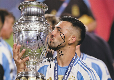 Signiertes NICOLAS GONZLEZ A4 Argentinien Foto - COA - Juventus Stuttgart Fiorentina