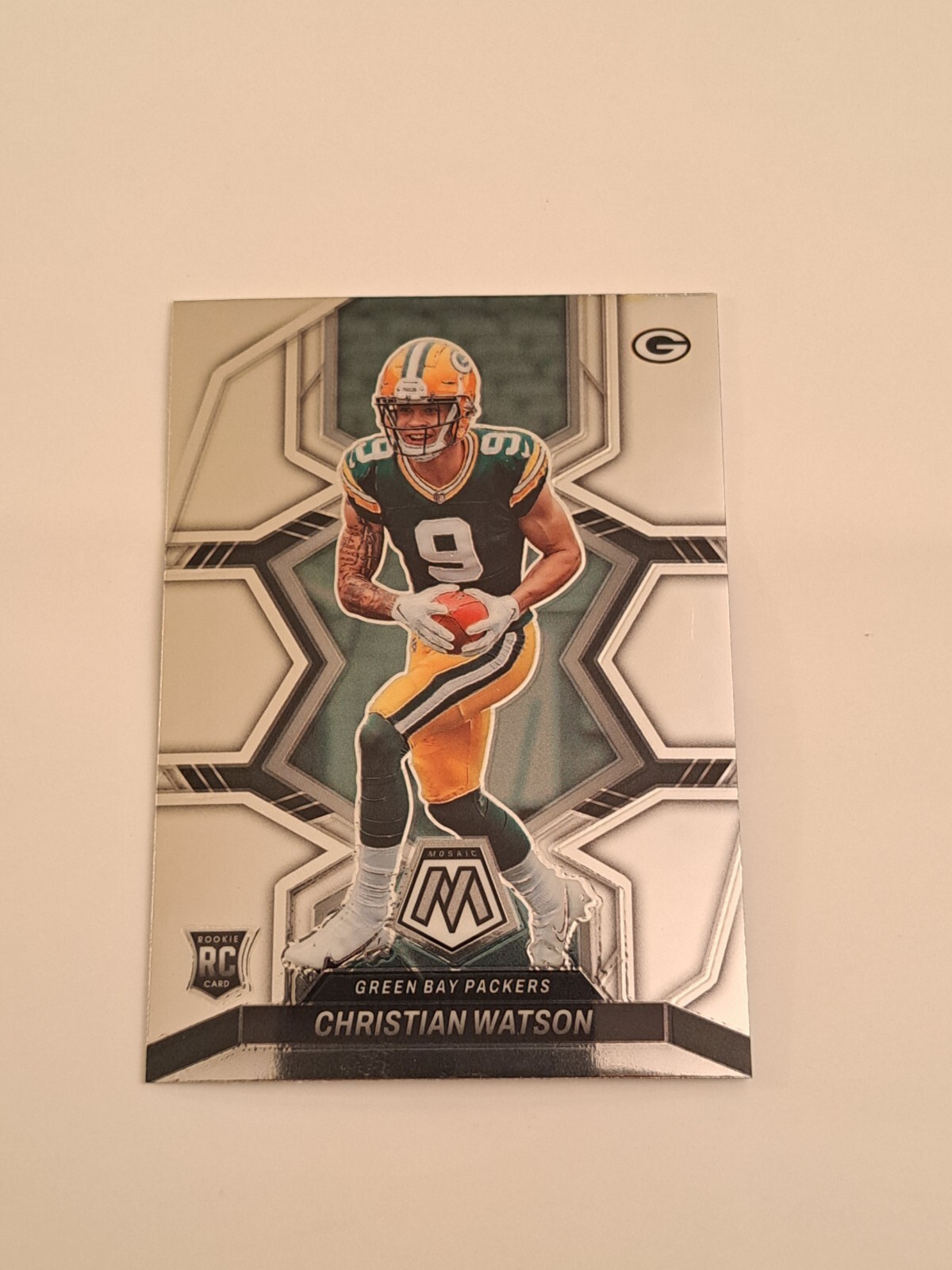 2022 Mosaic Football Christian Watson Base Rookie Card #327 Packers RC 