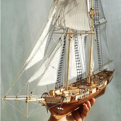 Sailboat diy Wooden Assembly Model Ship Model Assembling Building Kits  Halcon