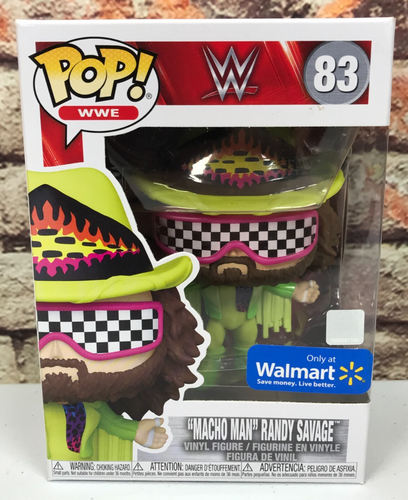 Funko Pop WWE Macho Man Randy Savage Green #83 Vinyl Figure Walmart Exclusive