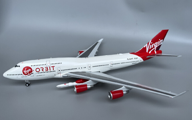 JC wings for Virgin for ORBIT FOR BOEING 747-400 N744VG Flight