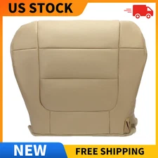 Driver Bottom Leather Seat Cover Tan For 2001 2002 2003 Ford F150 Lariat XL XLT