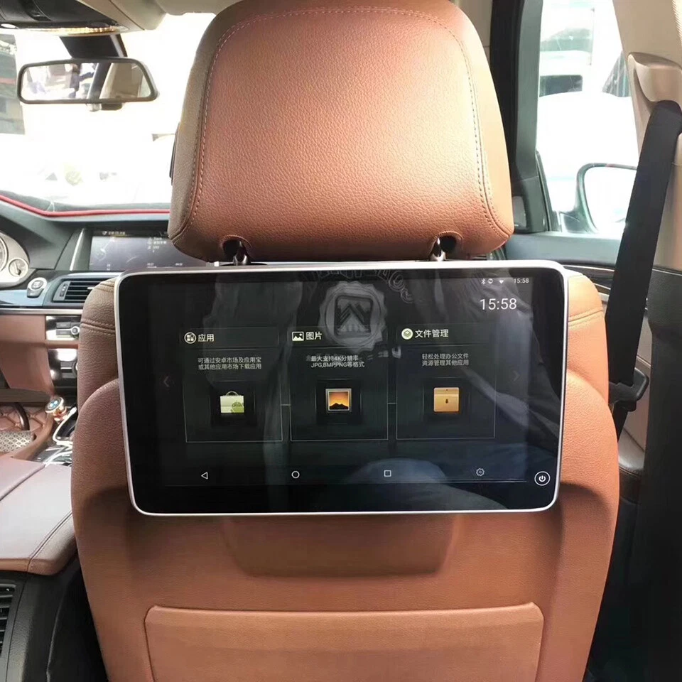 Android 12.0 Headrest With Monitor For BMW X5 F15 G05 Rear Entertainment System - Image 3 of 4