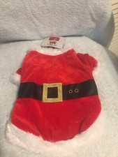 Christmas Holiday Santa Pet Dog Costume New With Tag Size Small