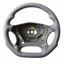Mercedes Lenkrad W203 S203 C Klasse Neu Beziehen Tuning Abgeflacht grau 55368