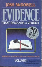 Evidence That Demands A Verdict - Paperback By Josh Mcdowell - Good