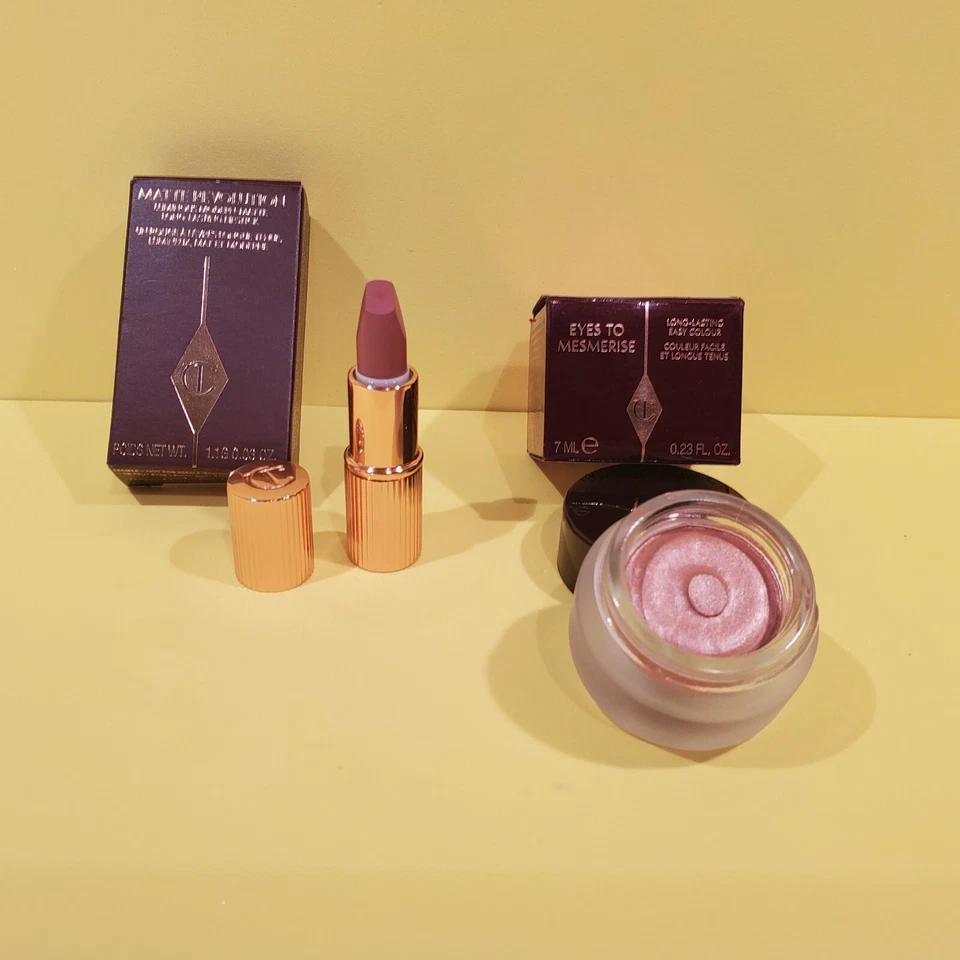 CHARLOTTE TILBURY (2) 'Eyes To Mesmerise' Cream Eye Color & MINI Lipstick Pls Rd - Image 2 of 4