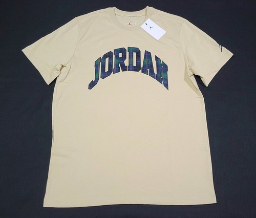 Nike Air Jordan Essentials Holiday Men's T-Shirt DV1433 206 Rattan Beige