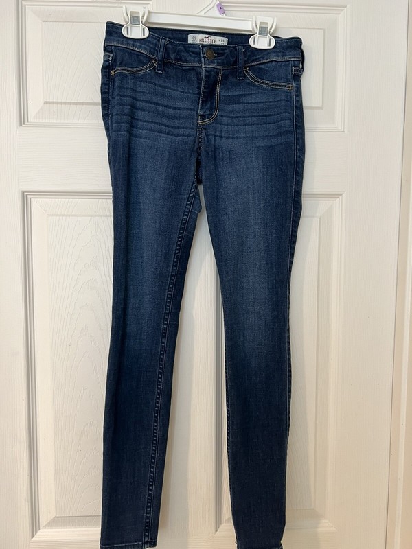Hollister  Kids Girl's Blue Denim Jeans Size 0-S, W 24/ L 27