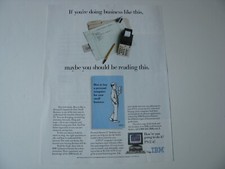 Vtg 1991 IBM Personal System/2 PS/2 Desktop PC Computer Magazine Ad Clipping Pg