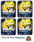 16 Gillette Fusion 5 PROSHIELD Razor Blade Refill Cartridge fit Flex ball Power
