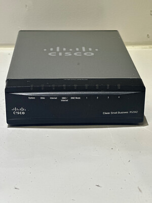 CISCO RVO42 Small Business 10/100 4-Port Router With Power (Refurbished)