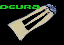 DEURA SDC BAGPIPE KILT Synthetic HORSE HAIR LONG SPORRAN with Chain