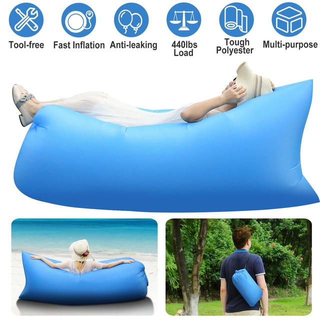 inflatable camping lounger