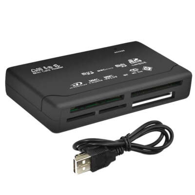 All In One Card Reader USB 2.0 SD Card Reader Adapter Support TF CF SD Mini SD S