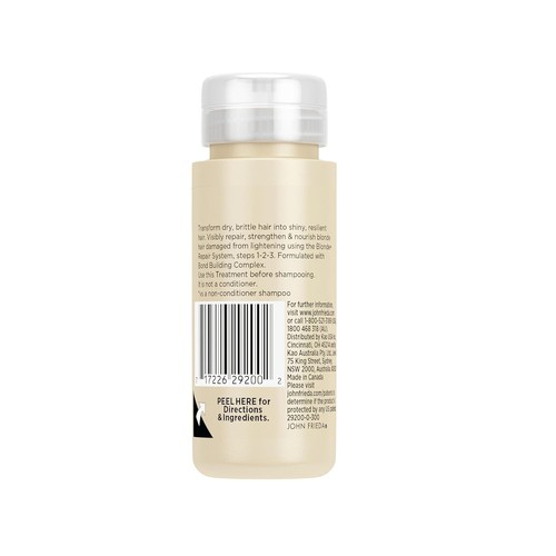 John Frieda Blonde+ Hair Repair Pre-Shampoo 3.3 oz, 3 Pack - Picture 3 of 4