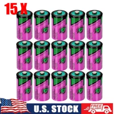 15pcs  3.6V Tadiran TL-5902 "1/2 AA" 1200mah Lithium Battery TL5902 battery US