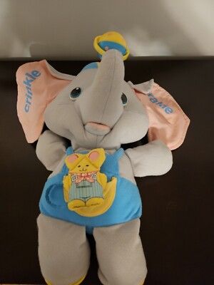 Playskool Busy Elephant Crinkle Rattle Vintage Plush