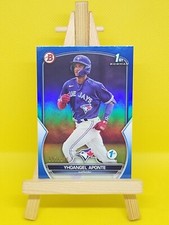 2023 1st Bowman First Edition Yhoangel Aponte Blue #'d 097/150 TORONTO BLUE JAYS
